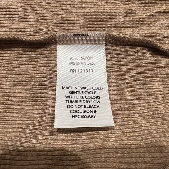 NWOT! Revolve LNA Ami Rib cut out Dress in Mushroom size S - Picture 12 of 12